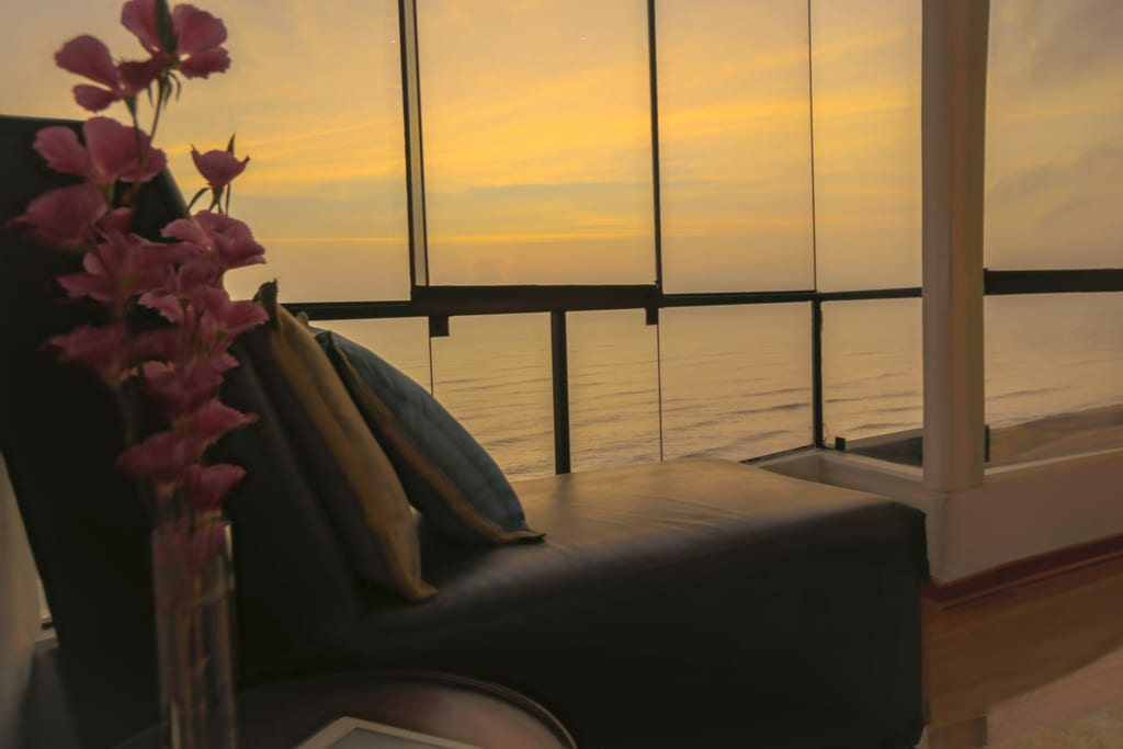 Lima Penthouse - Puesta de sol desde dormitorio principal